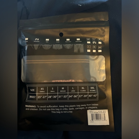 NWT luxury men’s jock by skull and bones animal print small - Picture 5 of 6